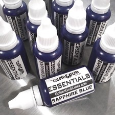 NEW 1 OZ. SAPPHIRE BLUE Essentials Soft Plastic Color Fishing Bait plastisol