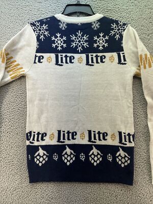 Hooded Sweatshirt Logo Miller Lite Beer Sweater Miller Lite Beer