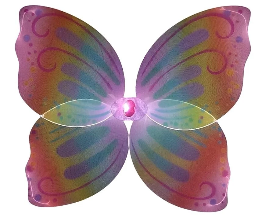 Лот из 9 Rainbow принцесса крылья танец Хэллоуин Рождество фея костюм новый - Изображение 2 из 4