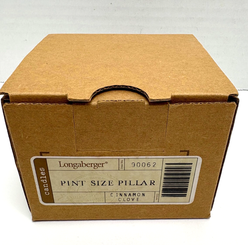 LONGABERGER Pint Size Pillar Candle--Cinnamon Clove--NEW - Picture 2 of 5