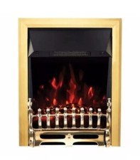 FOCAL POINT BLENHEIM BRASS LED ELECTRIC FIRE