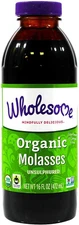 Wholesome Sweeteners Organic Blackstrap Molasses, Unsulphured, 16 oz