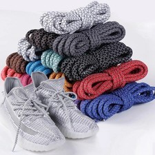 Reflective Round Rope Shoe Laces Shoelaces Sneakers Athletic Sports Strings