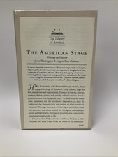 The American Stage Washington Irving Tony Kushner Library Of America Book HC