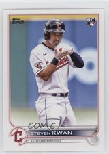 2022 Topps Update Image Variation Steven Kwan SP (On Base) #US261 1e56