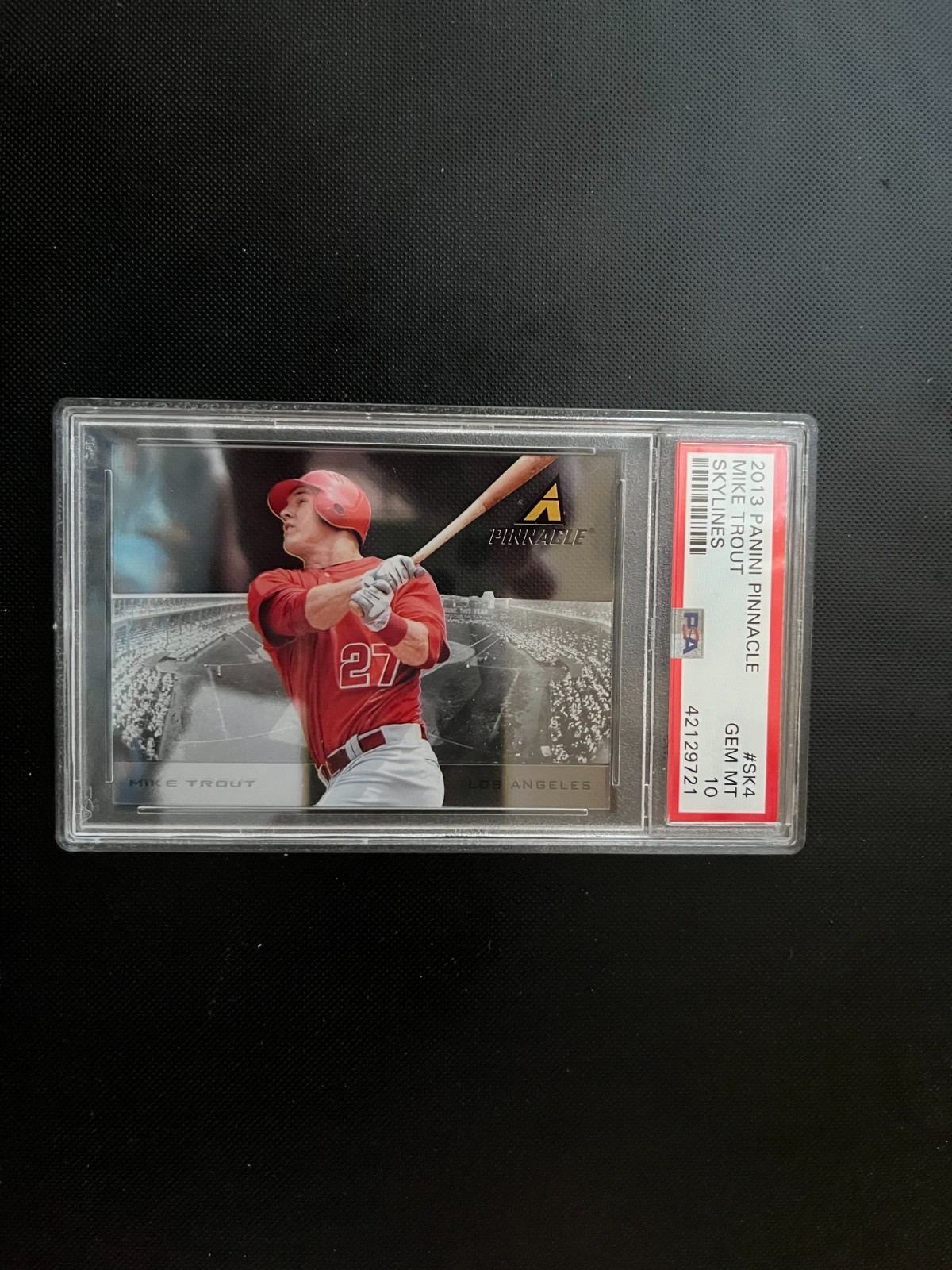 Mike Trout 2013 Panini Pinnacle # SK4 *PSA 10 GEM MT* Skylines *Angels*