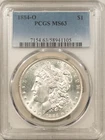 1884-O $1 MORGAN DOLLAR - PCGS MS-63 SMOOTH WHITE & PQ!