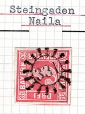 Bavaria Number Stamp Gmr 331 Postmarked (CA9126