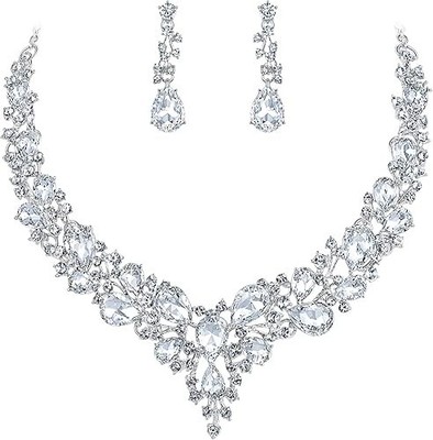 juego de collar y aretes regalo para mama esposa mujer mi novia boda joyeria NEW
