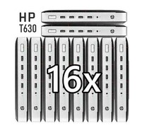 Lot of 16- HP Thin Client T630 Win10 IoT W5Z06UA ABA w/VGA - NO RAM-SSD-Power -
