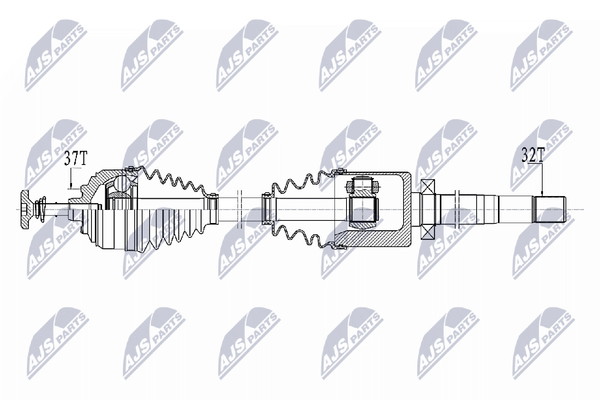Antriebswelle Nty NPW-ME-232 FüR Mercedes Sprinter B907 B910 Esprinter 312 910-image