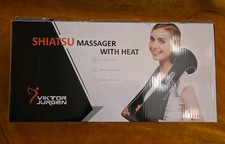 Shiatsu Back and Neck Massager with Heat, Electric Plus Car Adapter