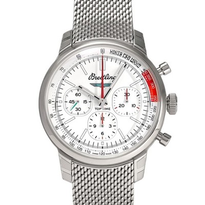 BREITLING Toptime AB01766A1A1A1 Automatic winding 41mm White Stainless New