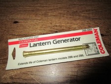 Coleman 288 And 286 Series Lantern Generator ...