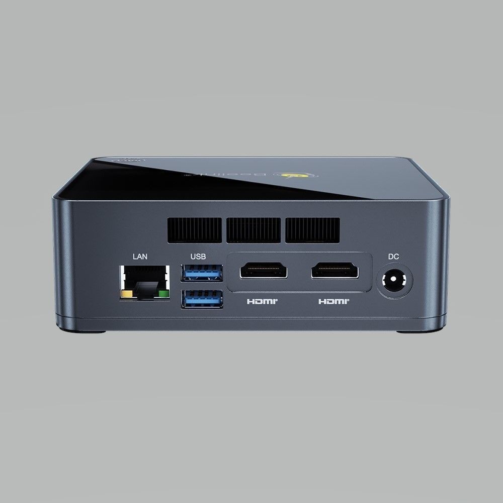 Beelink U59 Pro Mini PC Black Intel N5105 Windows 11 8GB RAM 256GB