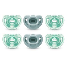 Cómodos chupetes para bebés 0-6 meses, paquete de 6 - calmantes, sin BPA, fácil de limpiar