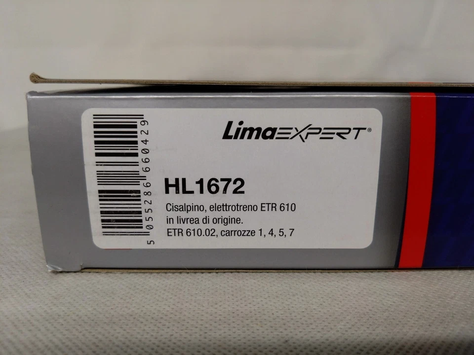 Lima Expert HL1672 ETR 610 4 Car Pendolino Set Cisalpino HO Gauge - Image 2 of 4