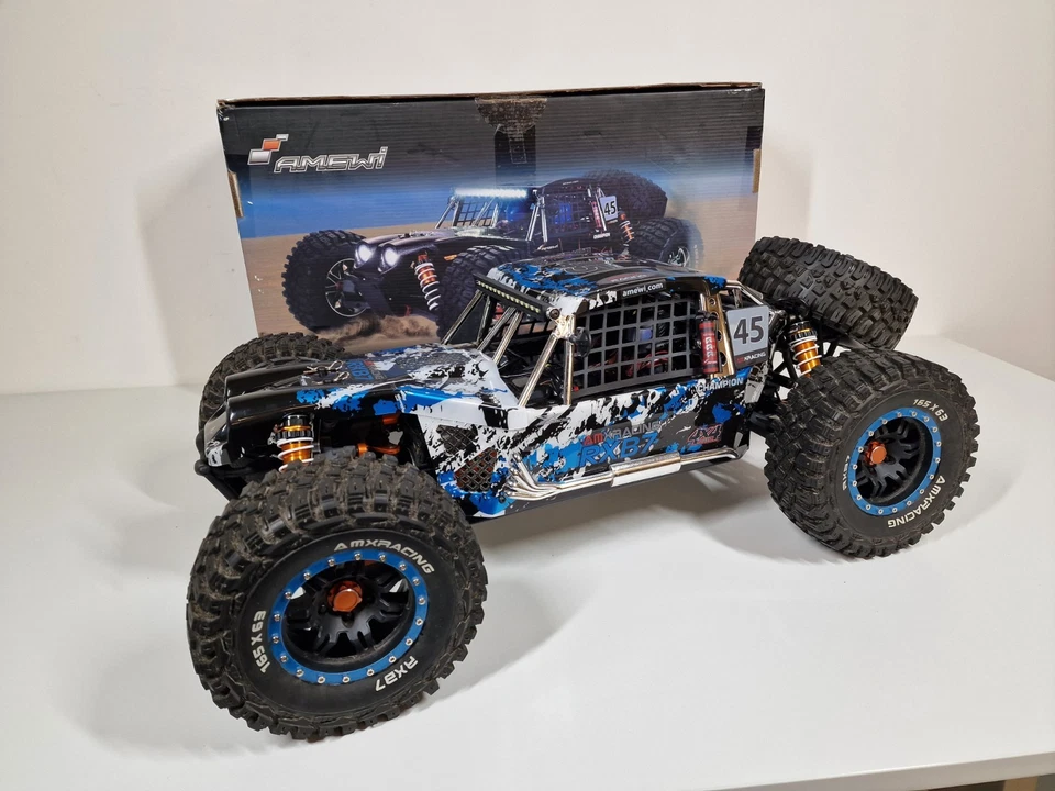 Amewi 22554 AMXRacing RXB7 Rc Buggy 1:7 4WD Brushless Blau OHNE REGLER / AKKUS! - Bild 4 von 4