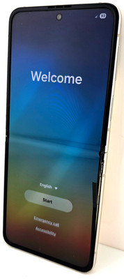 Samsung Galaxy Z Flip 3 - SM-F711U - Unlocked 128GB Cream *BLACK SPOTS/WEAR*