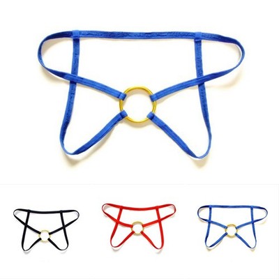 G-String einfarbig T-Back atmungsaktiv Slip bequem Loch Dessous