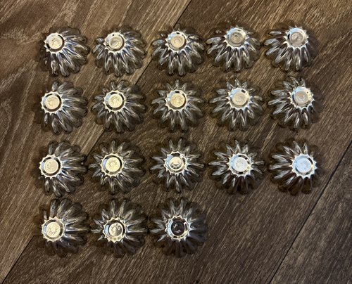 49 Moules à Tartelette En Métal – Formes Variées, Pâtisserie, Made In Sweden