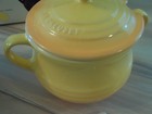 Le Creuset Classic Cream & Sugar Set Citrus Yellow NIB — photo 4