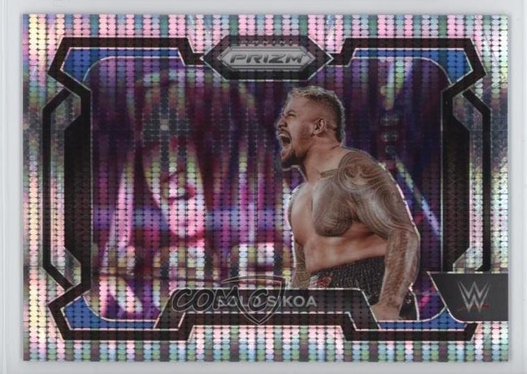 2024 Panini Prizm WWE Pulsar Prizm 146/499 Solo Sikoa #49 7ba