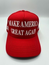 Official Make America Great Again Trump Cali Fame 45-47 Red Snapback Hat Cap