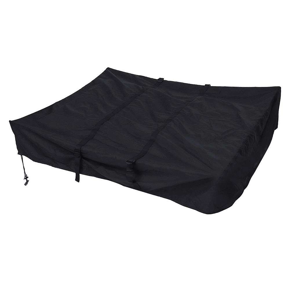 Lightweight Foldable Roof Tent Cover in Black Perfect for Outdoor Activities