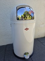 Wesco Retro Trash Can Kickboy Dustbin, Bin Steel, Pedal, 40 L, USA
