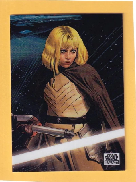 2025 Star Wars Galaxy Ahsoka Original Art Puzzle Orange Refractor Shin Hati 7/25
