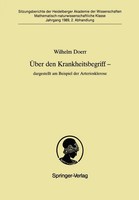 ÜBer Den Krankheitsbegriff - Dargestellt Am Beispiel Der Arteriosklerose Doerr