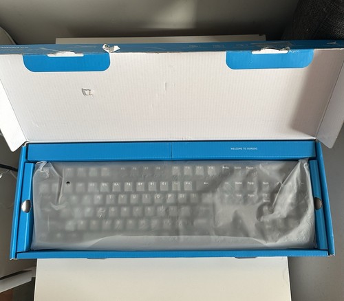 Durgod Taurus K310 kabelgebundene mechanische Tastatur cremeweiß kirschbraun Schalter UK - Bild 5 von 6