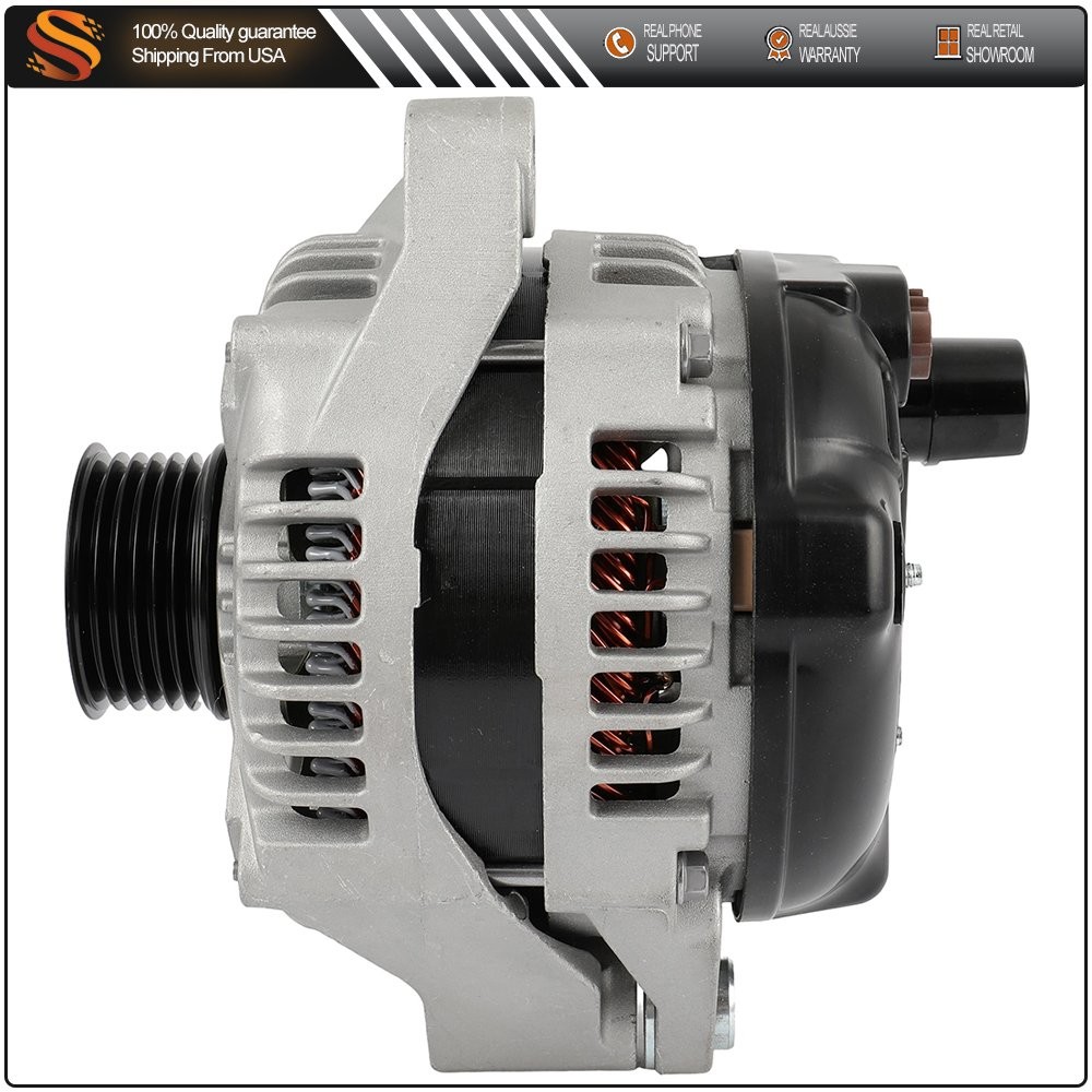 Alternator 150A For Maserati Quattroporte V8 4.2L 04-11 150A CW 6-Groove 104210