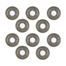 10x 3D Printer Accessory Flange Deep Groove Steel Bearing 608ZZ With 2 CT