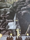 HARRY POTTER Screen Print HOGWARTS Tim Doyle RARE - DISCONTINUED OE mondo — photo 3