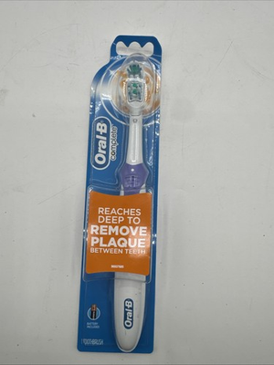 #ad NEW Oral B Complete Action Deep Clean Electric Toothbrush Blue $11.49