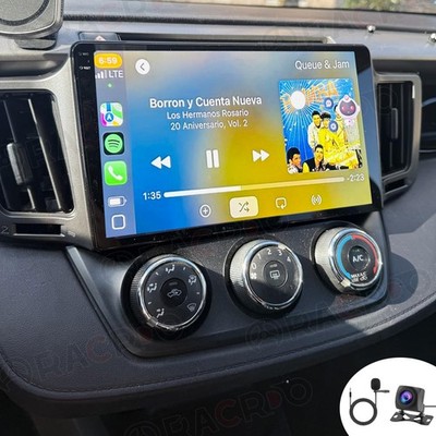 4+64GB 10.1'' For Toyota RAV4 2013-2018 Android 15.0 Carplay Car Stereo Radio GPS