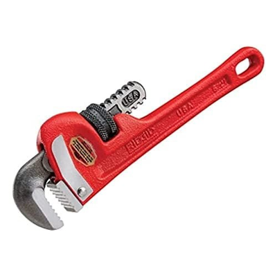 #ad RIDGID 31010 Model 10 Heavy Duty Straight Pipe Wrench 10quot; Red Black $45.38