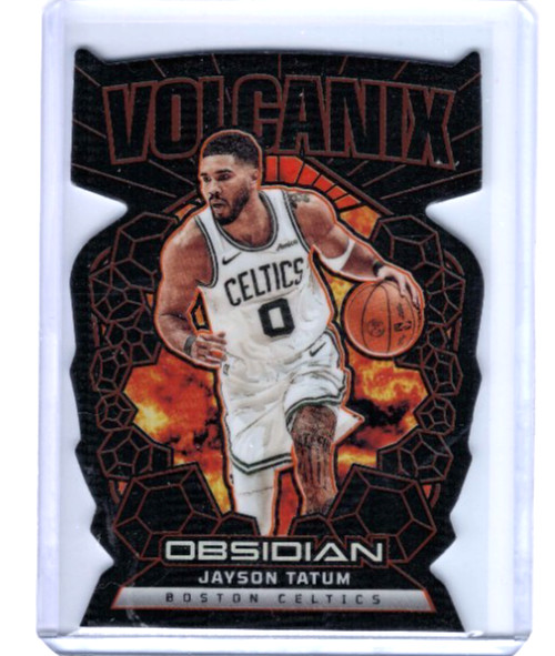 2024-25 Panini Obsidian Jayson Tatum Volcanix #5 SSP Case Hit