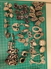Vintage Costume Jewelry Lot Earring Clip On Parts Pieces Craft Supply