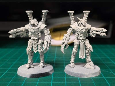 warhammer 40k Chaos Space Marines thousand sons Sekhetar Robots x2