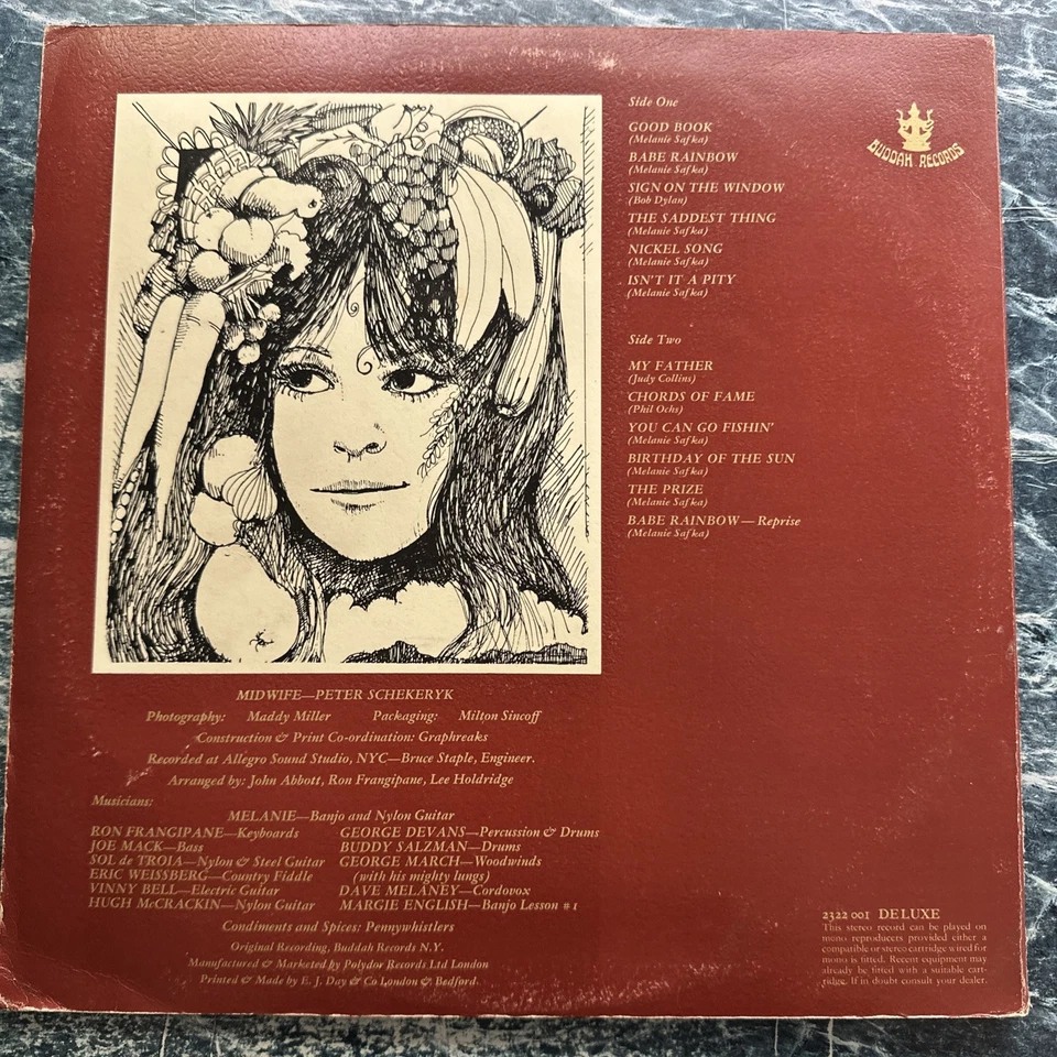 Melanie - The Good Book 12” Vinyl Record VG+ Rock Pop Foto 2 de 4