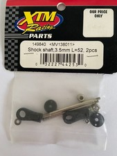 XTM RACING XTM149840 SHOCK SHAFT 3.5MM L=56.2L, X2 [MV138011] RC SPARES AND PART