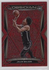 2023-24 Panini Obsidian Electric Etch Red Flood Jalen Wilson #197 5y7