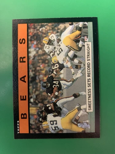 1985 Topps Chicago Team Leaders - Walter Payton #22