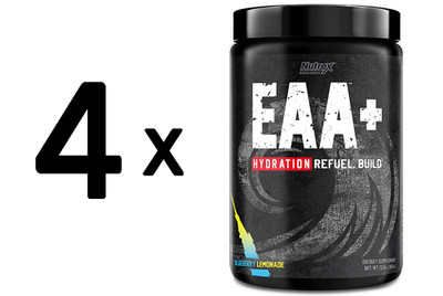 4 x Nutrex EAA + Hydration, Blueberry Lemonade - 390g (83,33 EUR/kg)