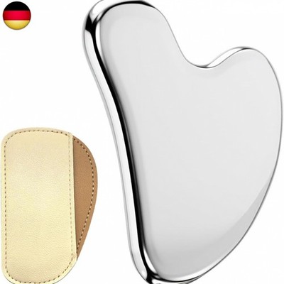 Gua Sha Edelstahl GuaSha Stein Gesichtswerkzeug, Metall Scraping Massage Tool