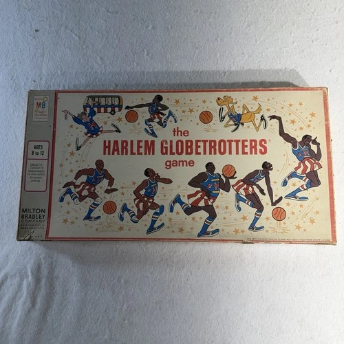 Vntg 1971 The Harlem Globetrotters  Game By Milton Bradley-complete & unpunched!