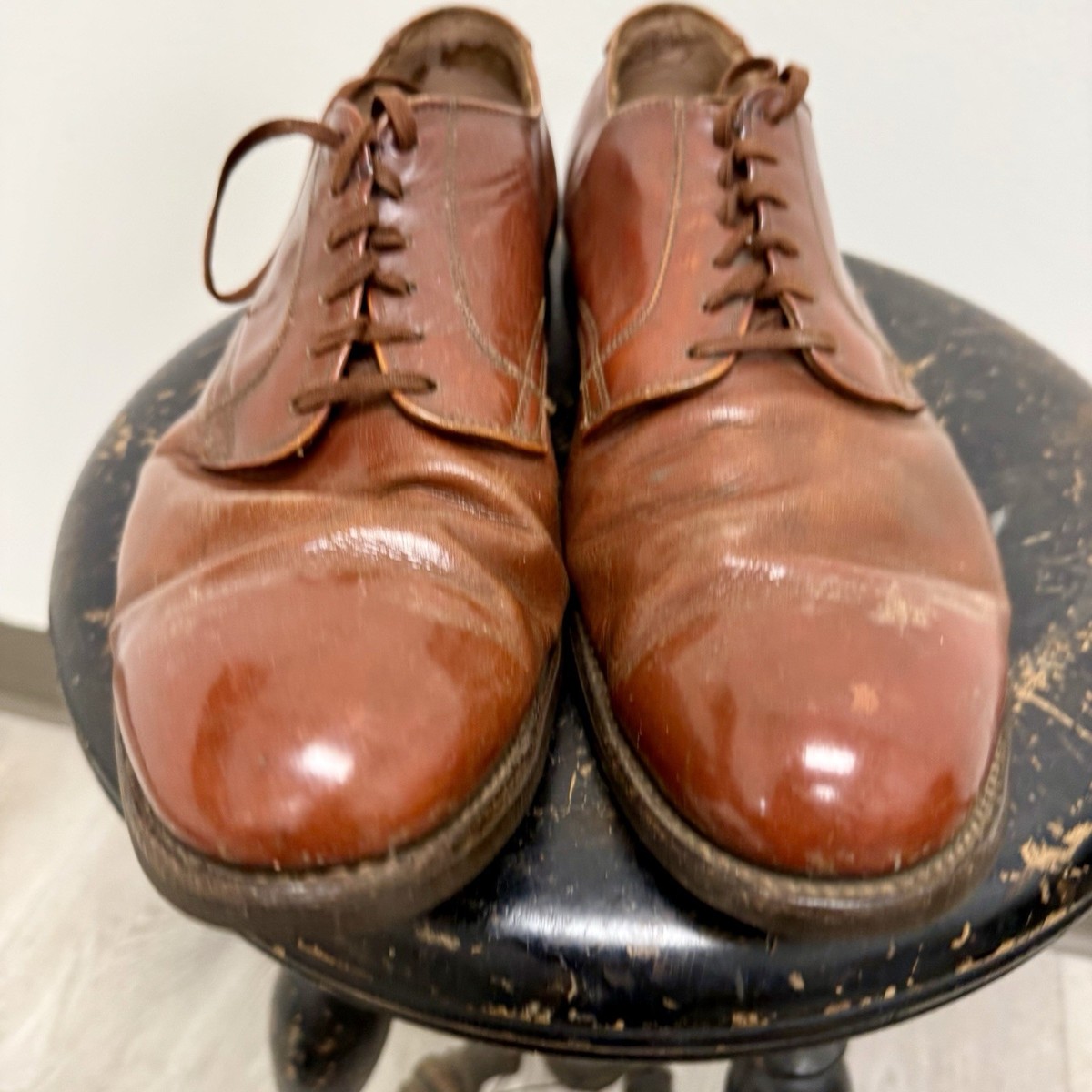 Original WWII US Navy Officer Dress Shoes Pilot Named Size 10 | eBay